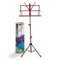 DCM BS01-RD Music Stand Red inc Carry  Bag