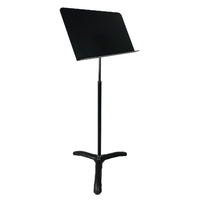 DCM BS301 Premium Orchestral Music Stand Black with Flat Desk