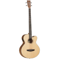 Tanglewood TDBTABBW Discovery Exotic Acoustic Bass C/E Black Walnut