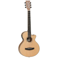 Tanglewood TDBTTCEBW Discovery Exotic Traveller C/E Black Walnut