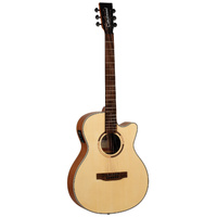 Tanglewood Strada Super Folk, Spruce/Mahogany Cutaway/Electric Guitar [TS4-CE]