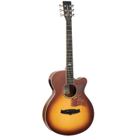 Tanglewood TSP45HB Sundance Premier Super Folk Honey Burst C/E w/Case