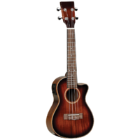 Tanglewood TUJ6CE Java Concert Cutaway / Electric Koa Burst Ukulele