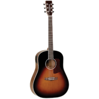 Tanglewood 15SDTE Sundance Performance Pro Sloped Shoulder Dreadnought Torrefied Top with ABS Case