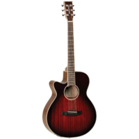 Tanglewood TW4AVBLH Winterleaf Left Handed Super Folk C/E Antique Vintage Burst