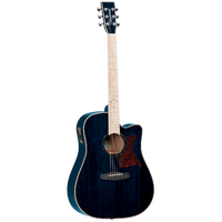 Tanglewood TW5BLA2 Winterleaf Blonde Dreadnought C/E Bondi Blue Gloss