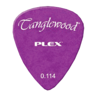 Tanglewood TWPP6 Plex Picks Pack of 12 .114 Purple