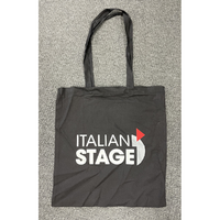 Italian Stage Merch Tote Bag Black