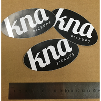 KNA Merch Sticker Logo White