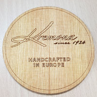 Kremona Merch Coaster Wood Etched