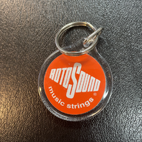 Rotosound Merch Orange Round Keyring
