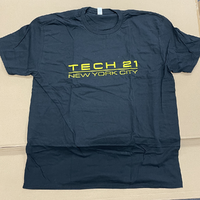 Tech21 Merch Shirt Black with Yellow Logo - 2XL